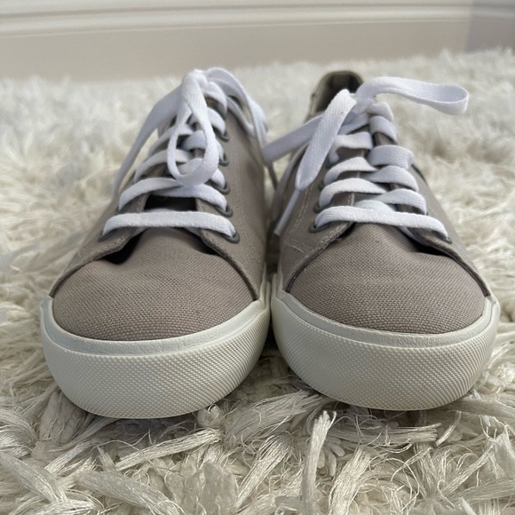 Polo Ralph Lauren gray canvas sneakers shoes - Picture 3 of 12